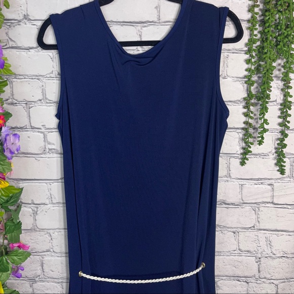 °🌼3/$30🌼Dream Beach Sleeveless Blue Mini Dress  Size XL - Picture 13 of 16
